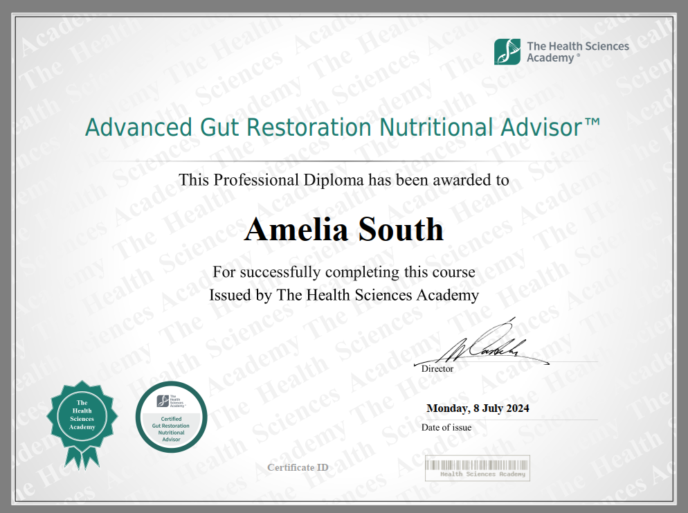 Gut Health Restoration Councilor