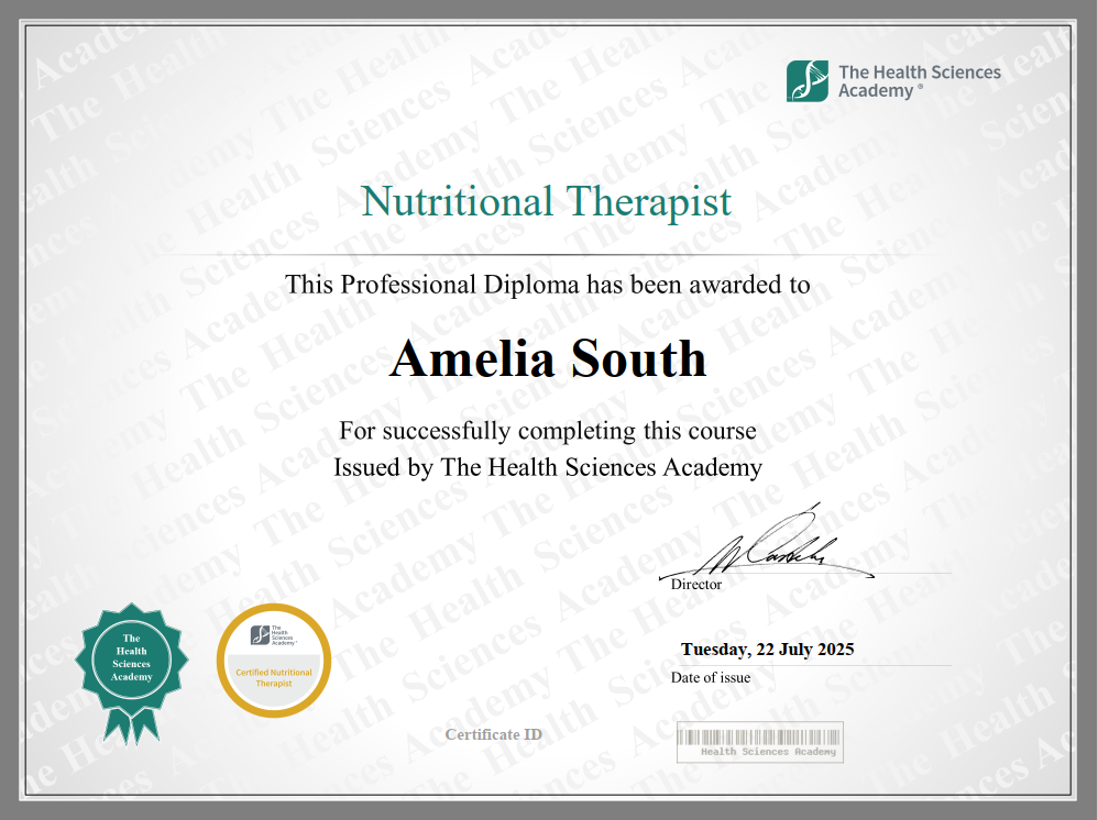 Nutritional Therapist Certification